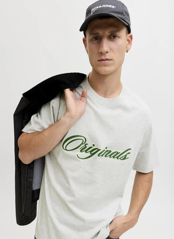 JACK & JONES  Graphic Crew Neck T-Shirt for Men | Best Price UAE