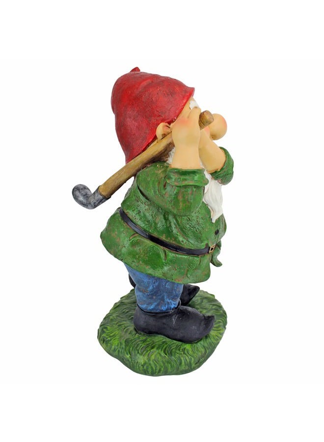 Design Toscano QM2458200 Bigey Burt Funny Golfing Garden Gnome Statue, 12 inch, Full Color - Image 3