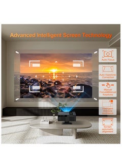 General Classic Projector Multifunctional Projector X6 Full HD 1080P Auto Focus Auto Keystone Correction Intelligent Obstacle Avoidance Screen Automatic Alignment Multiple Compatible Interfaces Headset TV Box PC iPad Phone PS4 PS5 USB  - Image 5