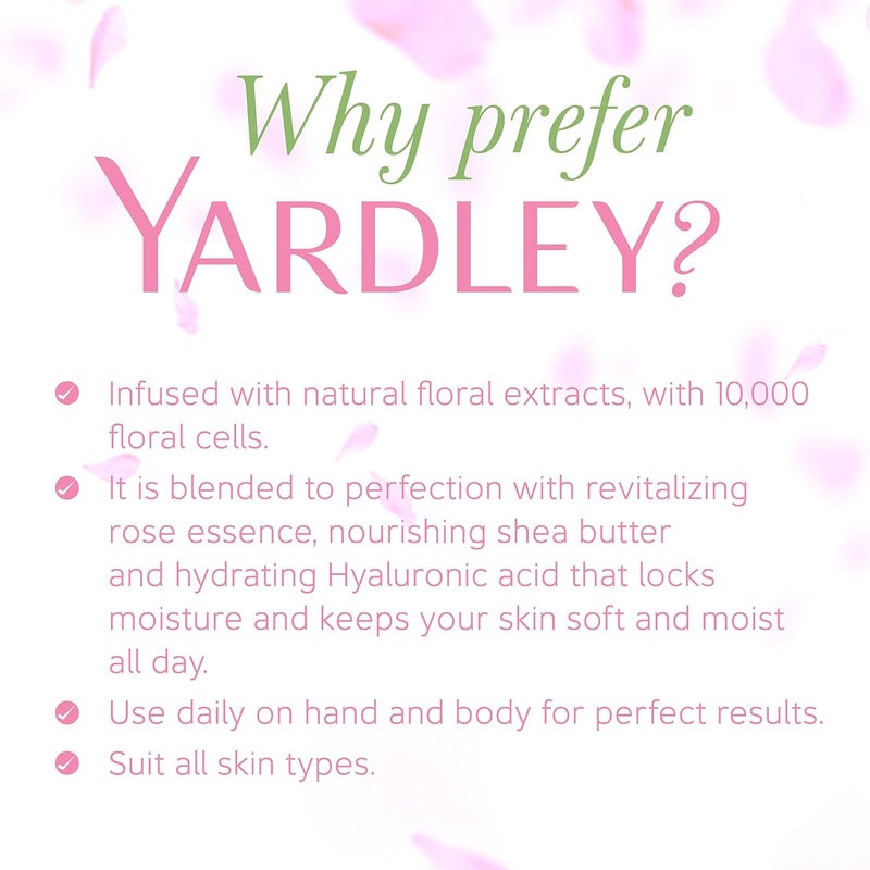 Yardley English Rose Moisturizing Body Lotion - 400ml - Image 4