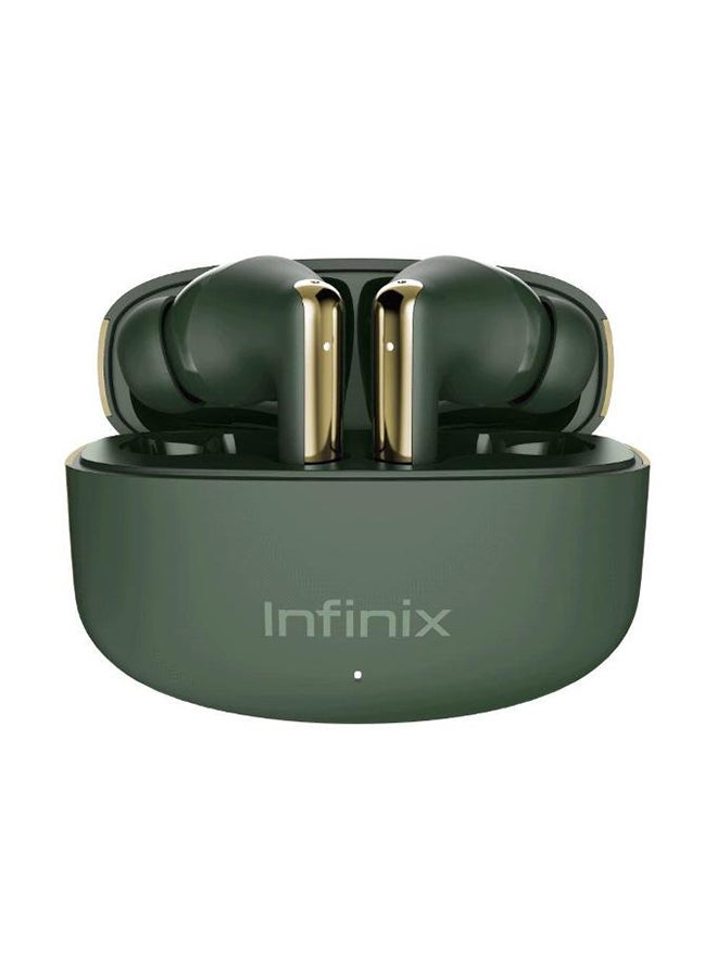 Infinix Buds Nc XE28 : Bluetooth Earbuds, Clear Calls & Sound with 4 Mics, ENC Noise Cancellation, Long Battery life 35 hours, Wireless earphone, IPX4 Water resistant, Green - Image 2