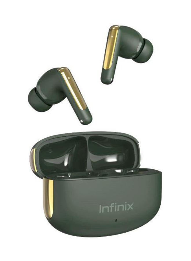 Infinix Buds Nc XE28 : Bluetooth Earbuds, Clear Calls & Sound with 4 Mics, ENC Noise Cancellation, Long Battery life 35 hours, Wireless earphone, IPX4 Water resistant, Green - Image 3