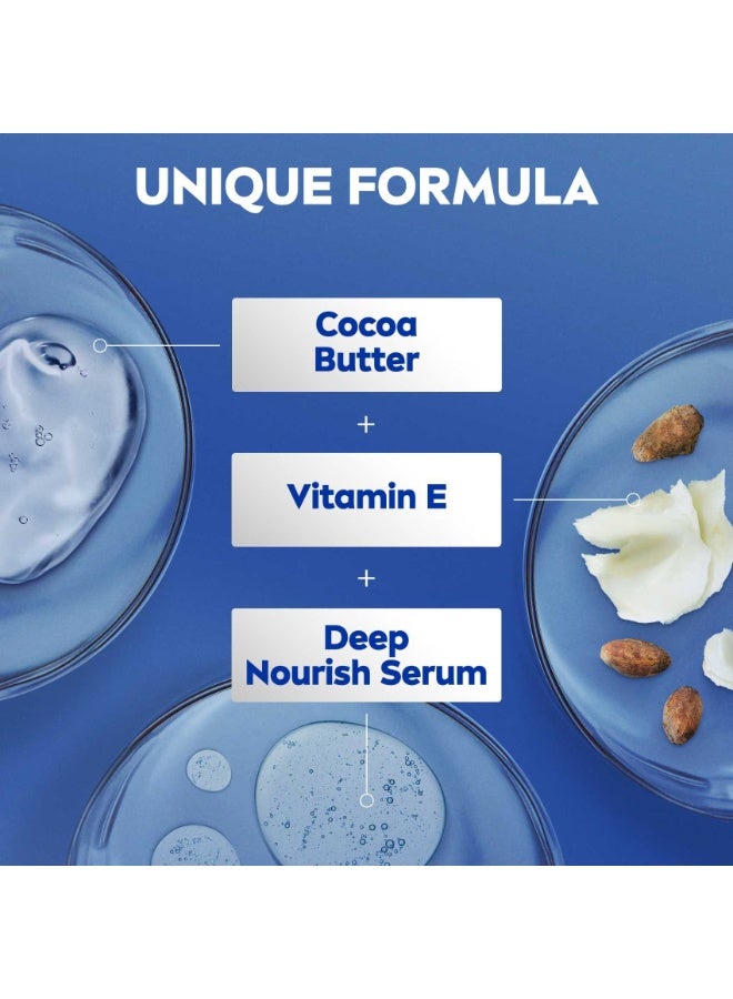 نيفيا لوشن الجسم كوكو نورش للبشرة الجافة 400 مل ترطيب عميق بزبدة الشيا وزيت جوز الهند - Image 2