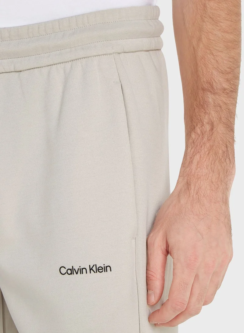 CALVIN KLEIN Logo Cuffed Sweatpants