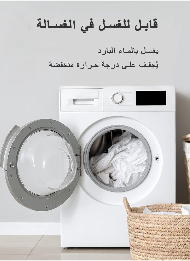 عربست - مفرش, حشوة لحاف ,230 × 200 سم لحاف كوين حشوة,لحاف مبطن لجميع المواسم لحاف، ناعم لحاف ابيض,بطانية ثقيلة شتوية - Image 1