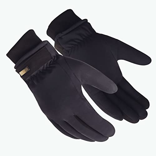 HIVER Nylon Mens & Womens Waterproof Gloves With Touchscreen Winter Gloves For Snow Minus Degrees For Trekking, Travelling (X-Large, Blue, Running) - Image 5
