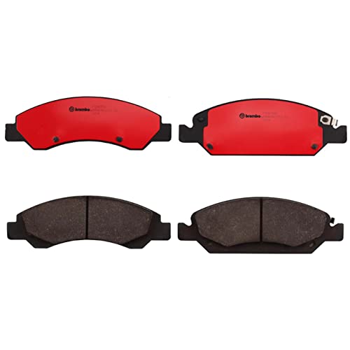 Brembo P56046N Premium Ceramic Rear Disc Brake Pad Set FENGSHEN/INFINITI/NISSAN/NISSAN (DFAC)/RENAULT/SAMSUNG/SUZUKI OE# 44060EG00K - Image 1