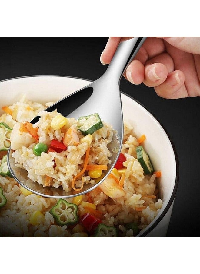Kanshita's Rasoiware Kanshita's Rasoiware Stainless Steel Serving Spoon for Rice & Pulao | Durable, Easy-to-Clean & Multi-Purpose Kitchen Ladle  - Image 5