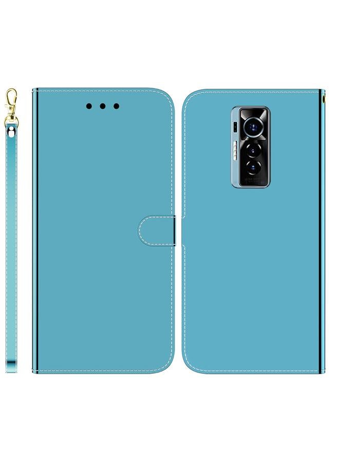 erorex Case For Tecno Phantom X Imitated Mirror Surface Horizontal Flip Leather Phone Case - Image 1