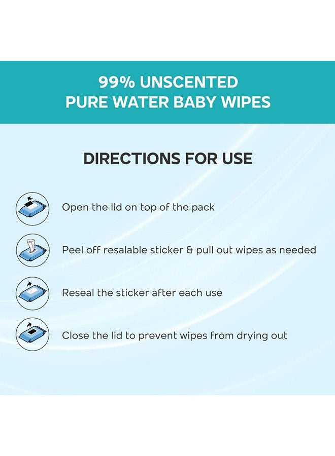 Mother Sparsh 99% Pure Water Baby Wipes, Pack of 72 - Image 4