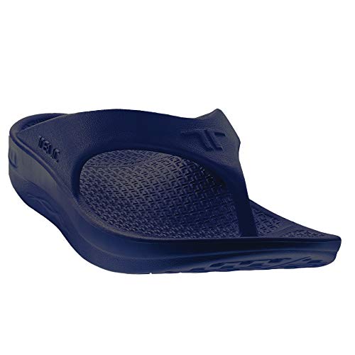 Telic Energy Flip Flop - Comfort Sandals for Men and Women | XXL (Women's 13/Men's 12) Deep Ocean - Image 1