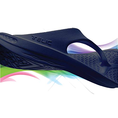 Telic Energy Flip Flop - Comfort Sandals for Men and Women | XXL (Women's 13/Men's 12) Deep Ocean - Image 3