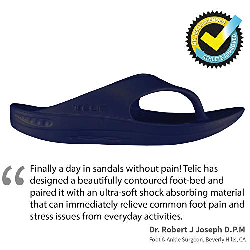 Telic Energy Flip Flop - Comfort Sandals for Men and Women | XXL (Women's 13/Men's 12) Deep Ocean - Image 4