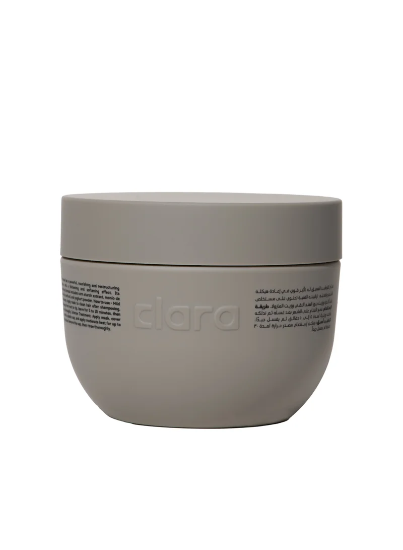 Clara Clara Nourishing Hair Mask – Deep Conditioner for Dry, Damaged Hair – Enriched with Marula Oil, Yogurt Powder & Probiotics – Strengthens, Softens & Adds Shine – Suitable for All Hair Types – 300ml