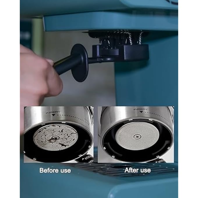 rayihni 54Mm Espresso Cleaning Brush  Espresso Machine Group Head Cleaning Brush  Detachable 360 Nylon Cleaning Bristle Tools For Espresso Coffee Machine 54Mm Portafilter Shower Screen 54Mm - Image 4