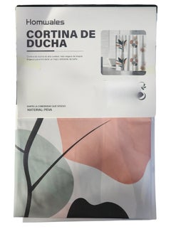Generic Waterproof Polyester Shower Curtain With 12 Hooks 180*180CM  - Image 2