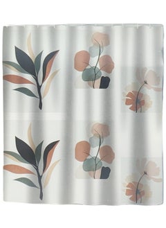 Generic Waterproof Polyester Shower Curtain With 12 Hooks 180*180CM  - Image 4