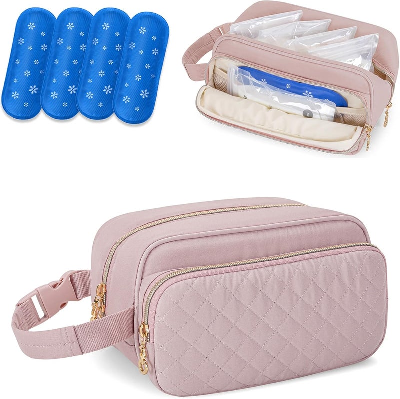 Damero Breastmilk Cooler Bag with Ice Packs - Image 1