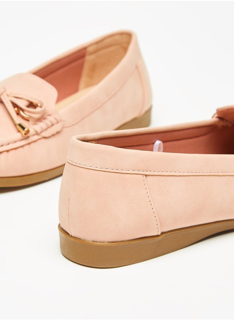 Le Confort - Slip-On Loafers with Bow Applique - Image 1