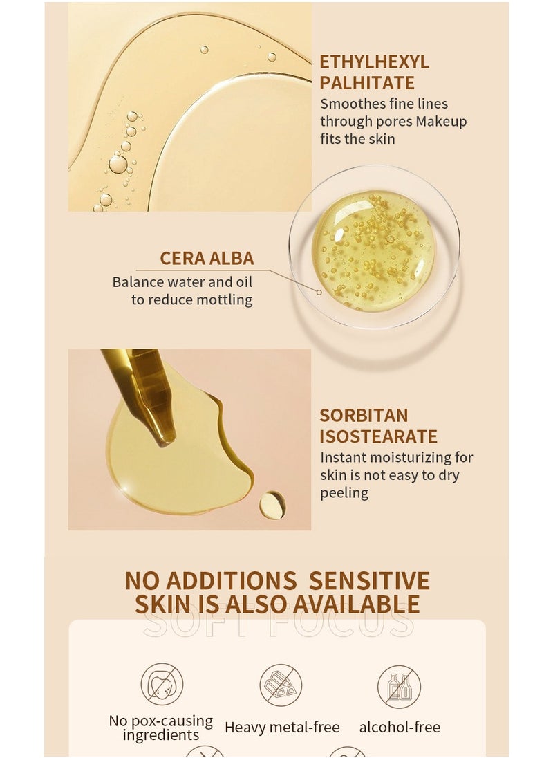 BB Liquid Foundation With SPF 50+, Color Correcting Long Lasting Makeup Full Coverage With SPF 50+  PA++++ UVB/UVA Whitening Sunscreen, Brightening Face Cream, Skin Tone Adjusting BB Cream, Ivory
