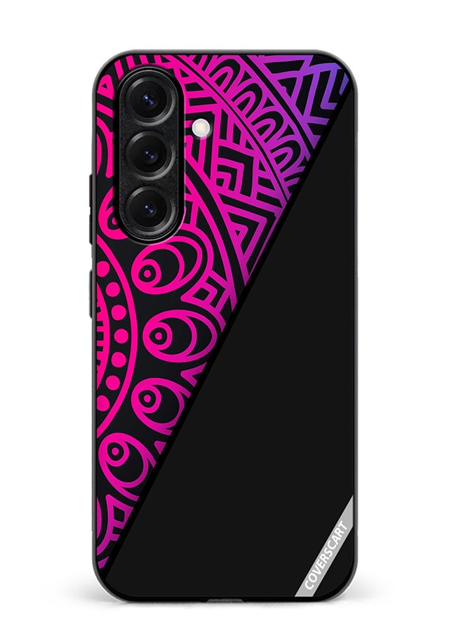 VR CREATIVE Protective Case Cover For Samsung Galaxy S25 Plus Mandala Design Multicolour