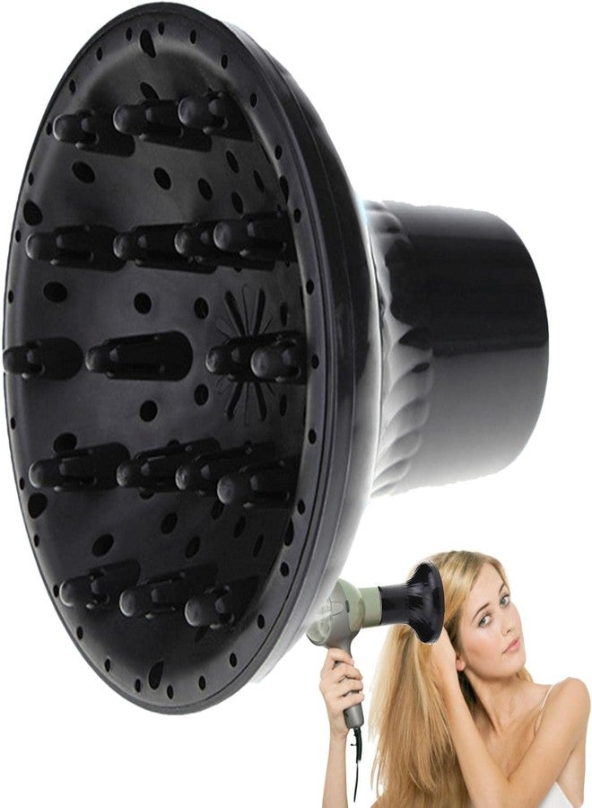 Deoxys Hair Diffuser Universal Hair Diffuser Attachment Hair Dryer Diffuser for Fine Thick Curly and Frizzy Hair Professional Salon Tool Suitable for 1.38-inch to 1.97-inch Blow Dryer - Image 1