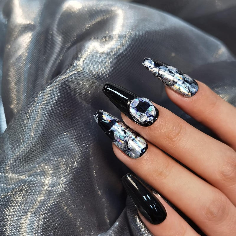 AIMEILI Hema-Free Nail Foil Glue Gel for Foil Stickers Nail Transfer Tips, Nail Art Foils Self-Adhesive, Foil Sticker Transfers, Nail Art Foil Glue Gel UV LED Cure Needed 2 x 15ML - Image 5