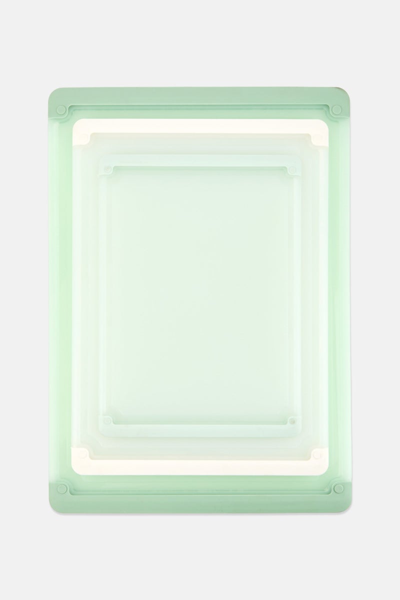 COOK WITH COLOR 3 Pieces Pastic Cutting Board Set, Multicolor - Image 2