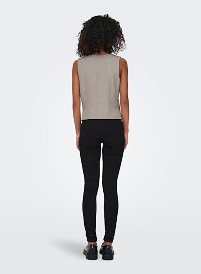 ONLY ONLY Womens Linda Sleeveless Fit Waistcoat  - Image 5