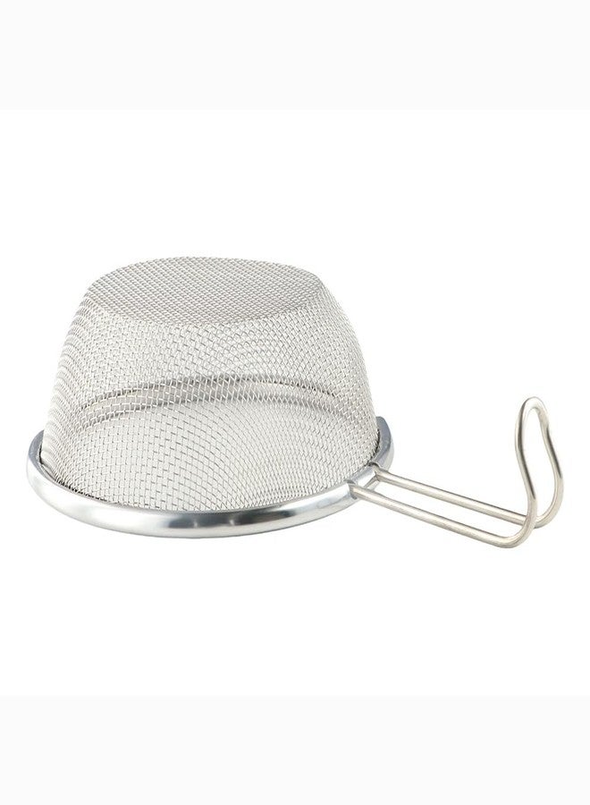 Pokinge Fine Mesh Strainer Net,Stainless Steel Net and Noodle Colander Flour Sieve Hand Held Oil Strainer Picnic Tableware Outdoor Camping Cooking Accessories - Image 5