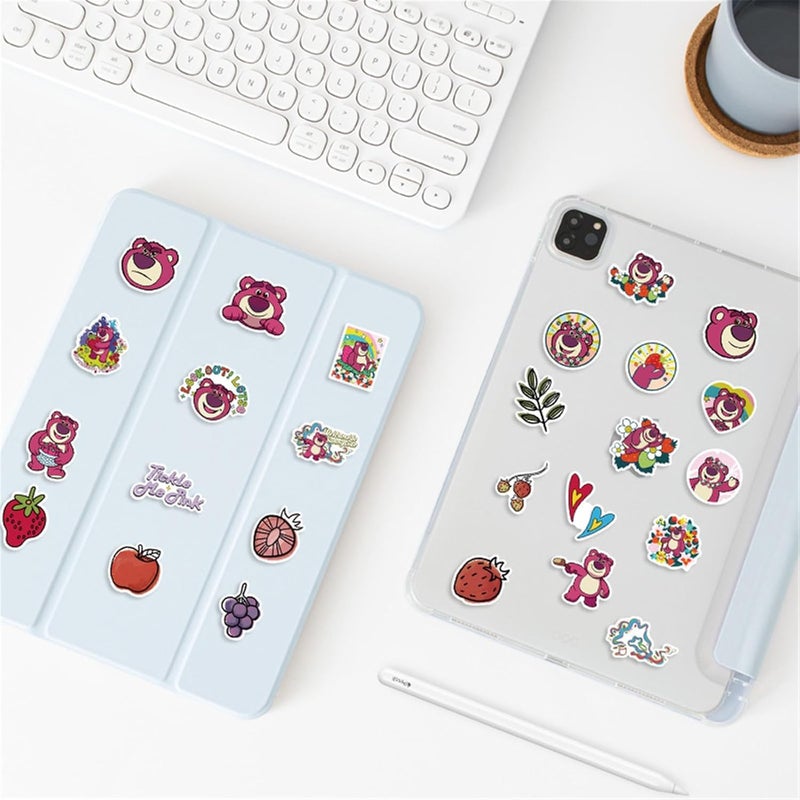 Cartoon Sticker,   Waterproof Vinyl Bear Stickers for Water Bottles Tumbler Luggage Skateboard Bumper Scrapbook Mug, Sticker Gift for Kids Teens Adults 50Pcs (Bear) - Image 4