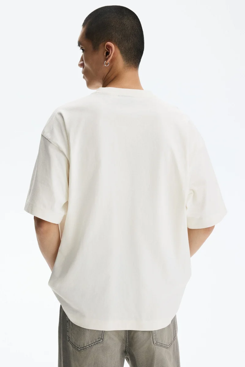 H&M  Oversized Fit T-shirt for Men | Best Price UAE