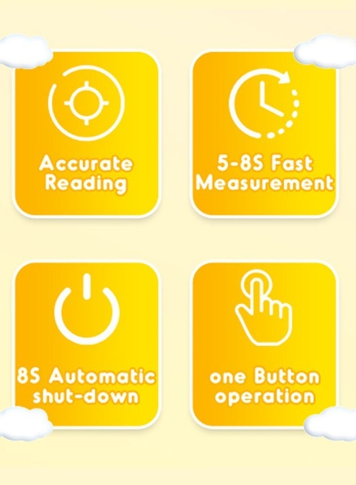 Pulse Oximeter Children's Portable Finger Clip Oximeter Home Pulse Heart Rate Detector - Image 5