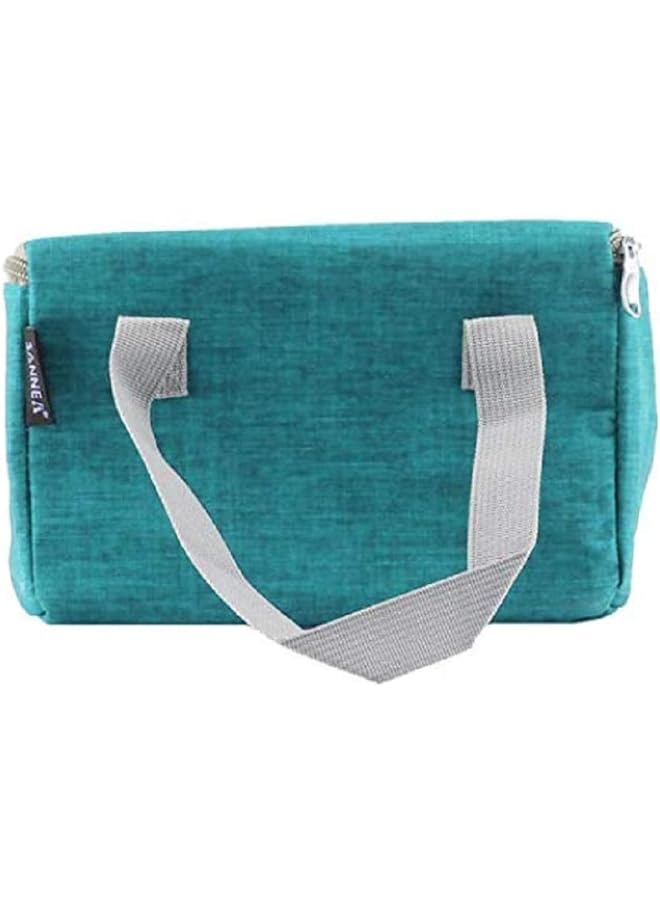 حقيبة غداء معزولة ومبردة باللون الأزرق المخضر Bd Clr 1010