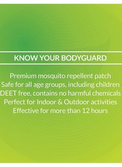 Bodyguard Bodyguard Natural Mosquito Repellent Patches | Bug Repellent Patches | Premium Mosquito Patches for Kids, Adults, Camping, Travel, Outdoors & Home Protection 3 X 24 Patches  - Image 5