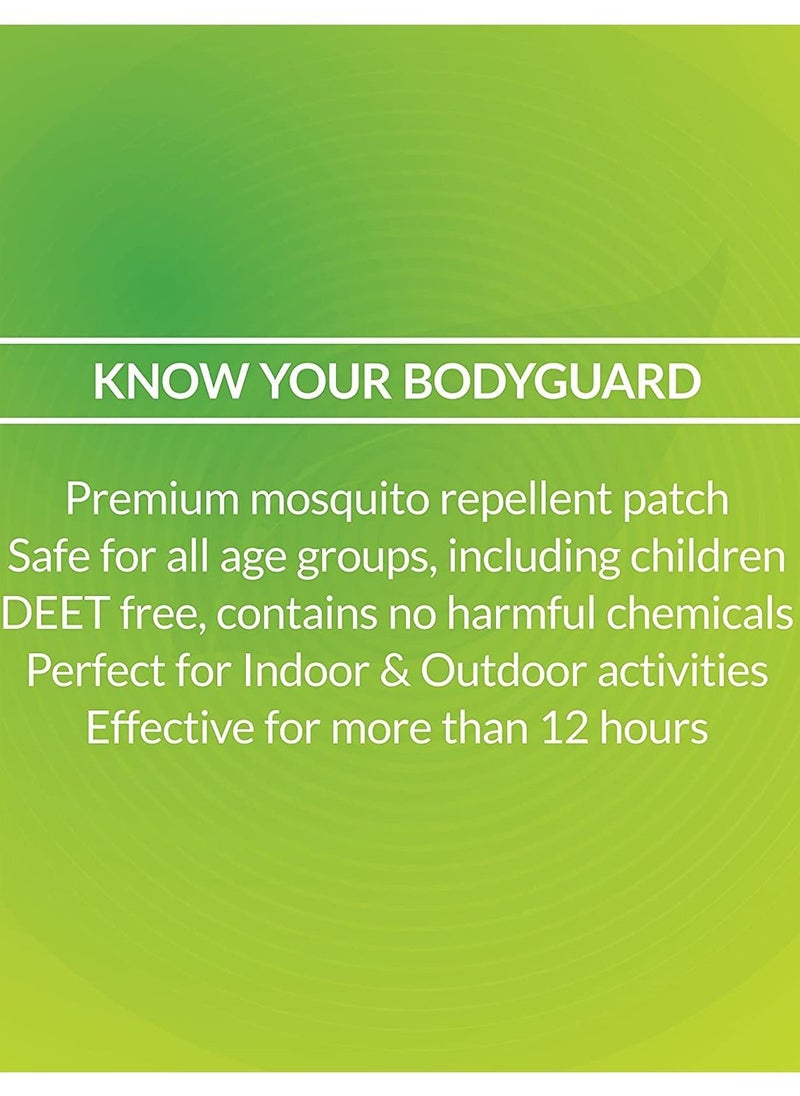 Bodyguard - Bodyguard Natural Mosquito Repellent Patches | Bug Repellent Patches | Premium Mosquito Patches for Kids, Adults, Camping, Travel, Outdoors & Home Protection 3 X 24 Patches - Image 1