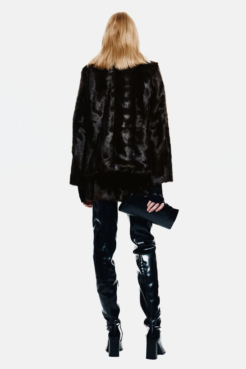 اتش اند ام جاكيت بقبة عالية