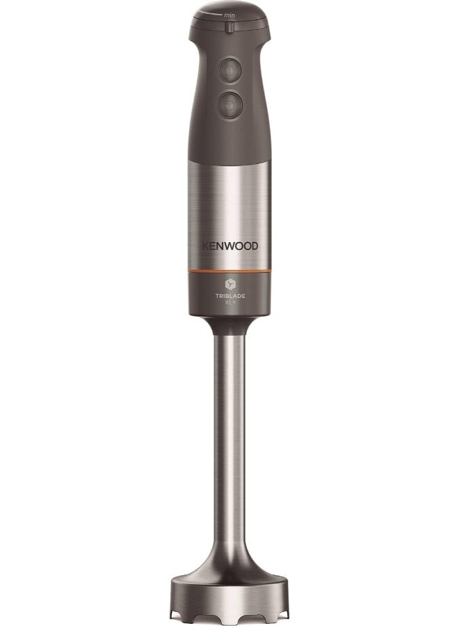 KENWOOD Hand Blender, Stainless Steel Wand, Triblade XL Blending Wand, Chopper, Metal Whisk, HBM60.307GY HBM60.307GY Grey - Image 2