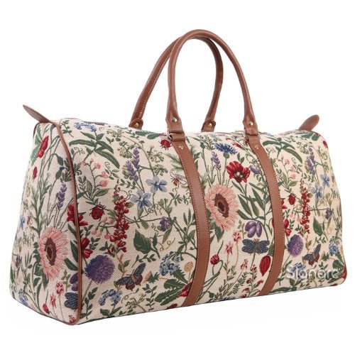 Signare Tapestry Large Travel Duffle Bag Ladies Overnight Weekender Carryon Gym Sports Duffel bags for Women With Morning Garden Design (BHOLD-MGD) - Image 2