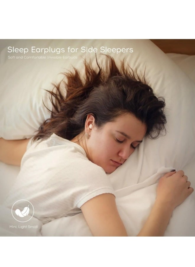 Generic Sleep Earbuds for Side Sleepers, Mini Invisible Wireless Bluetooth 5.3 Micro Sleep Noise Cancelling Headphones, Hidden Earbuds for Small Ears Sleeping, Exercise, Working, Hiking  - Image 2