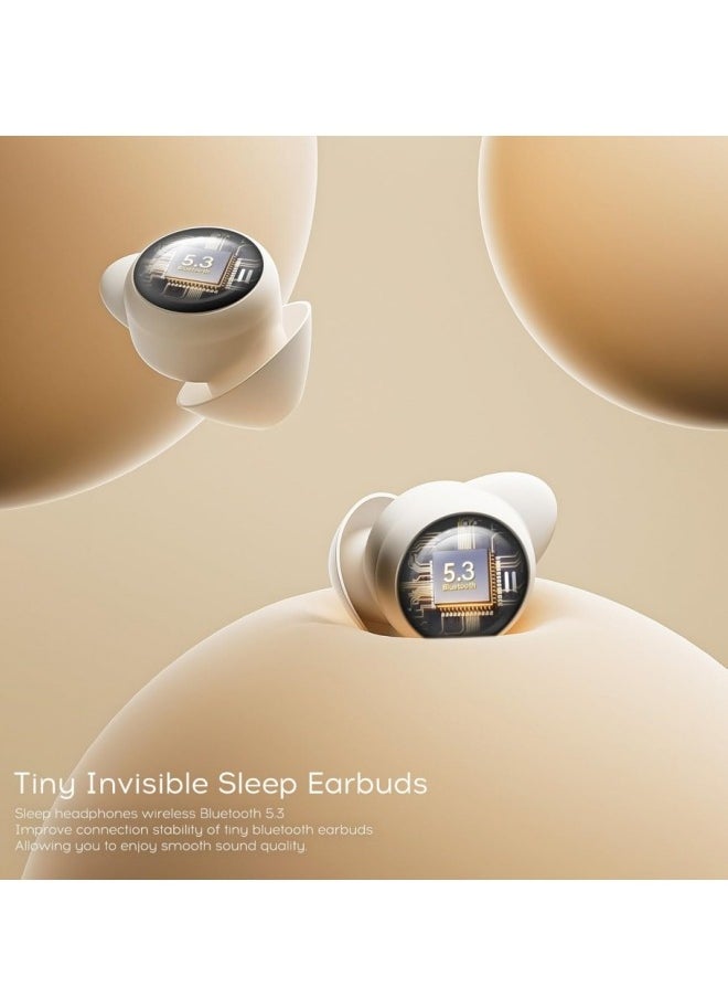 Generic Sleep Earbuds for Side Sleepers, Mini Invisible Wireless Bluetooth 5.3 Micro Sleep Noise Cancelling Headphones, Hidden Earbuds for Small Ears Sleeping, Exercise, Working, Hiking  - Image 5