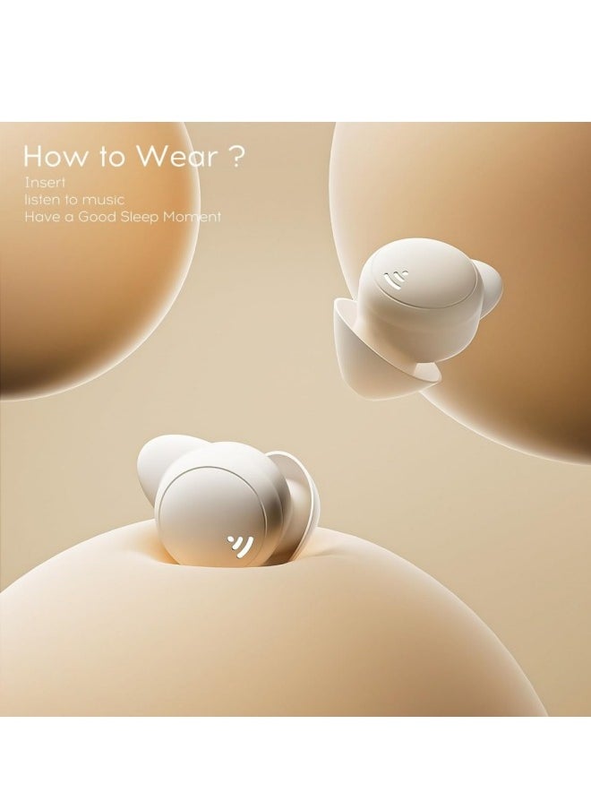 Generic - Sleep Earbuds for Side Sleepers, Mini Invisible Wireless Bluetooth 5.3 Micro Sleep Noise Cancelling Headphones, Hidden Earbuds for Small Ears Sleeping, Exercise, Working, Hiking - Image 1