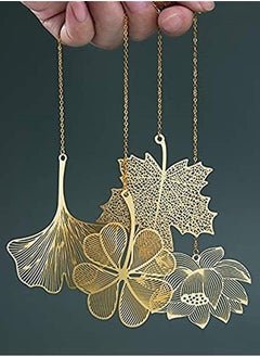 Generic Elegant Chinese Style Metal Bookmarks - 4 Pack Golden Hollow Design for Book Lovers, Writers, Readers, Kids, Teens, Men & Women, Perfect Gift for All Ages  - Image 2