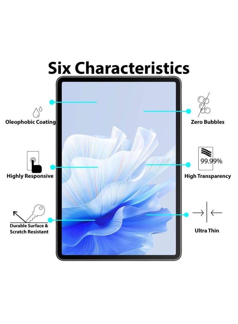 MIGOFAST Screen Protectors compatible with Huawei Matepad Air 11.5" / HUAWEI MatePad 11.5"  9H hardness  anti scratch  anti-oil  anti-bubbles transparent For MatePad Air - Image 2
