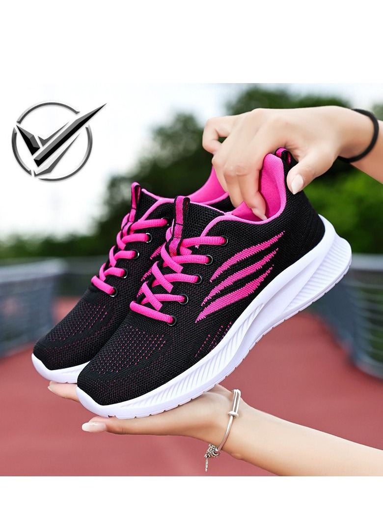 23 skin New Breathable Sports Shoes Flat Lightweight Hollow Running Shoes for Women  - Image 2