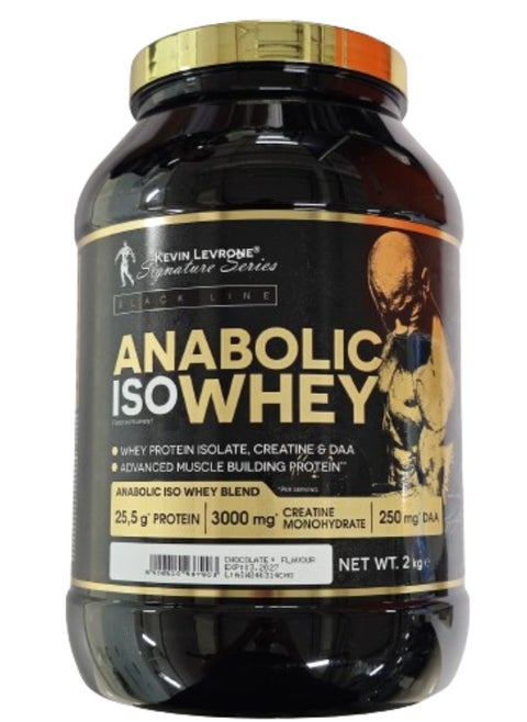 Anabolic ISO Whey, Contains Creatine, D-Aspartic Acid, Chocolate Flavor, 2 Kg