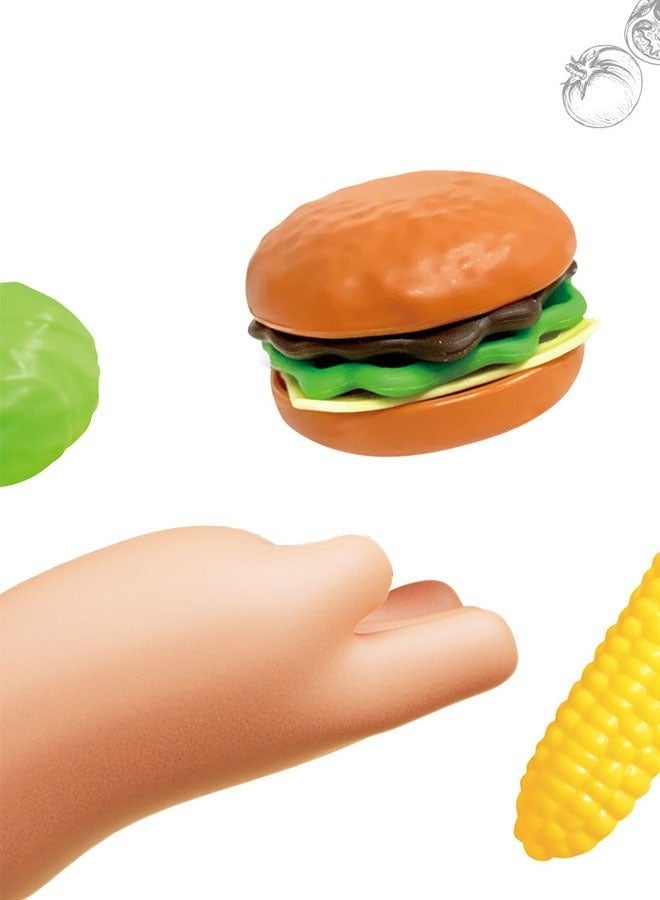 مجموعة ألعاب التظاهر بالمطبخ 20 قطعة للأطفال، أواني طهي للعب الأدوار في الأماكن المغلقة DIY ألعاب المطبخ، مجموعات ألعاب ملحقات المطبخ للأولاد والبنات والأطفال العاب بنات العاب بنات لعبة مطبخ(وردي) ﻿ - Image 5