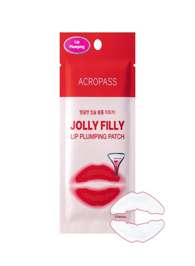 ACROPASS Jolly Filly Lip Patch, Helps Improve the Look of Smooth, Moisturized Lips, 30Minute Hydrating Lip Care with Cayenne Fruit Extract (2 Patches - Image 1