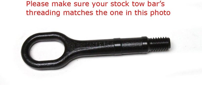 iJDMTOY طقم محول حامل لوحة الترخيص مع خطاف سحب أمامي بدون حفر من iJDMTOY لسيارات فولكس فاجن MK5 MK6 جولف GTI EOS وأودي TT - Image 3