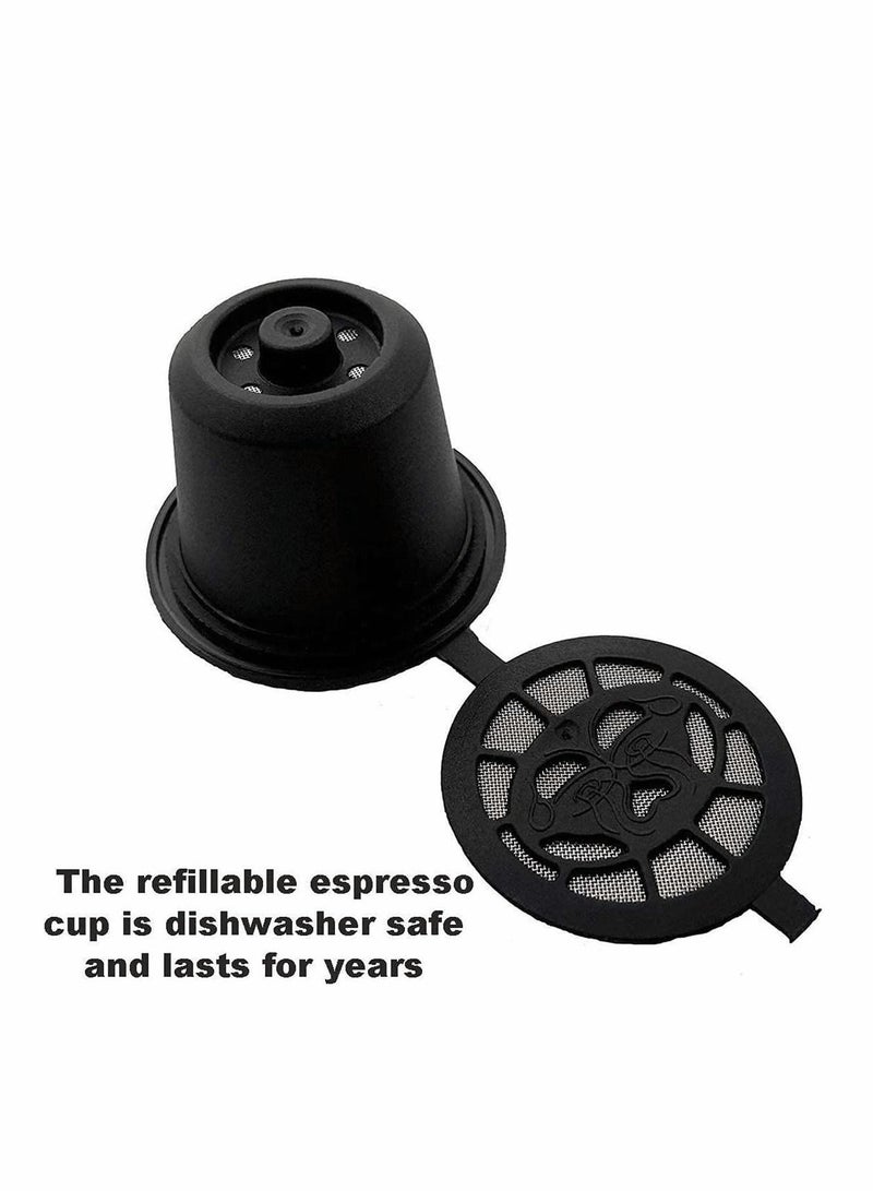 SYOSI Coffee Capsules Cups Reusable Refillable, Espresso Pods Filters For Nespresso Machines, Can be Used Creatively Brew Your Favorite Tea or Dried Fruit for Home Kitchen Office Outdoor Use 5pcs  - Image 3